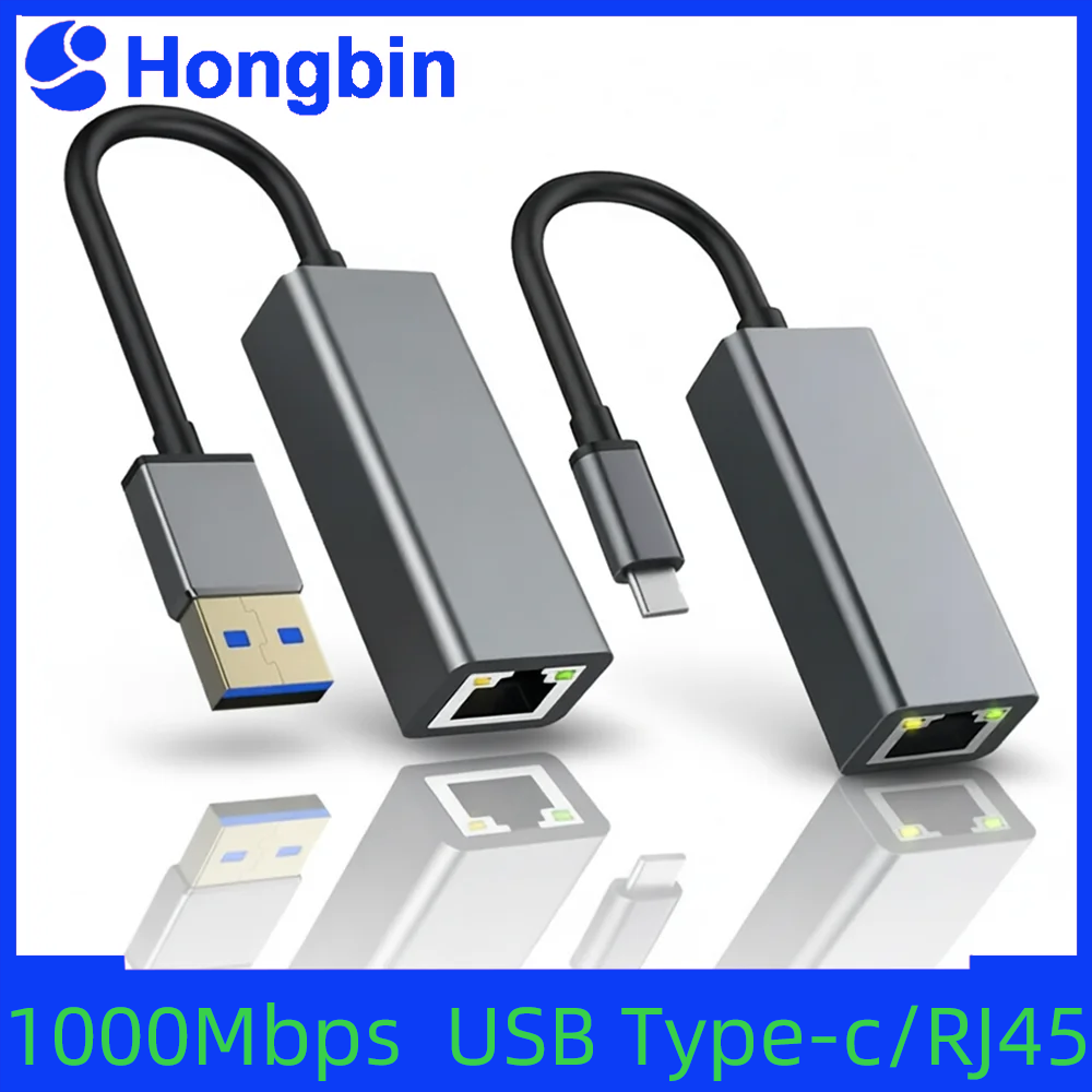 Lan Cable Gaming - 1000 Mbps USB Ethernet Adaptörü USB