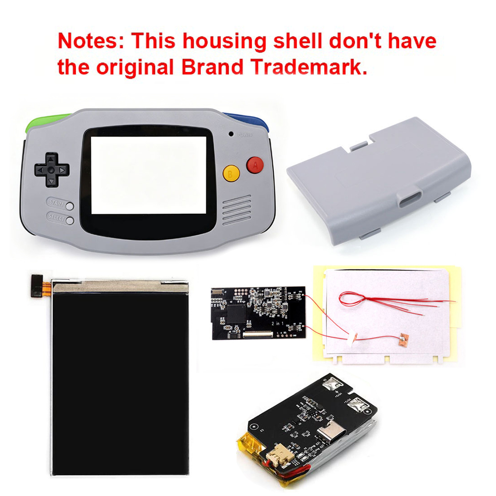 Gaming Console Nintendo - Hispeedido V2 IPS LCD Ekran Lehimsiz
