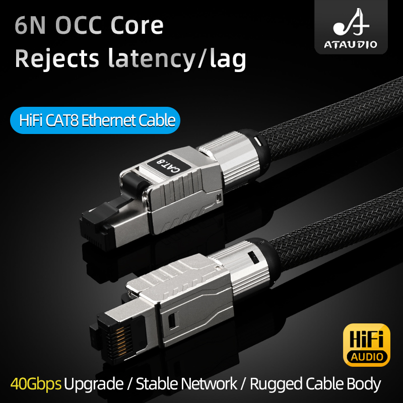 ATAUDIO CAT8 İnternet Kablosu  - Lan Cable Gaming incelemesi ve fiyatı