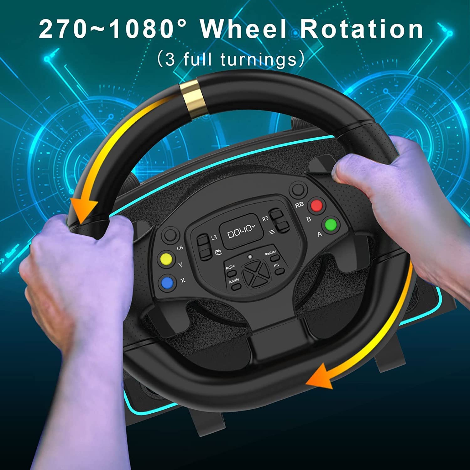 DOYO Volante oyun yarışı direk - Steering Wheel Gaming incelemesi ve fiyatı